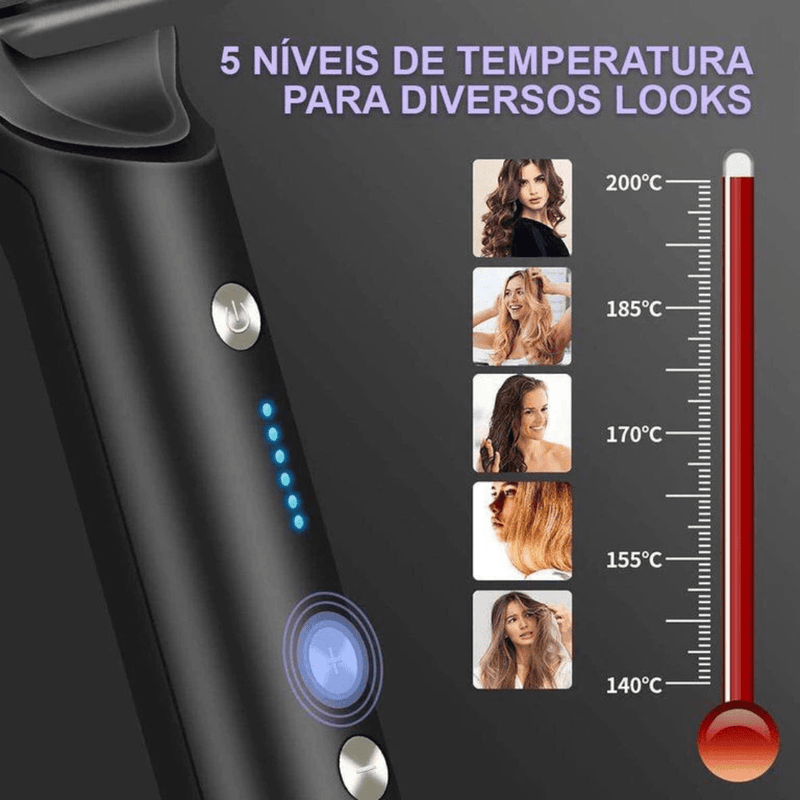 Escova Alisadora Royale 5 em 1 - LA BELAH