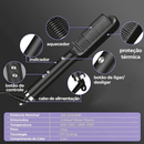 Escova Alisadora Royale 5 em 1 - LA BELAH