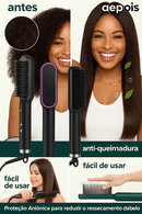 Escova Alisadora Royale 5 em 1 - LA BELAH