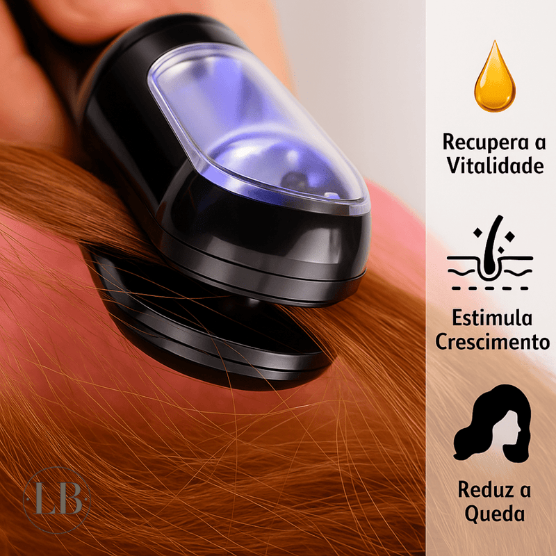 Escova Aparadora de Pontas Duplas e Corte Bordado Profissional - LA BELAH