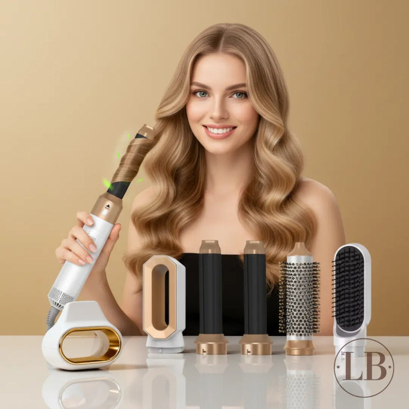 Escova Secadora 5 em 1 Modeladora Profissional - LA BELAH