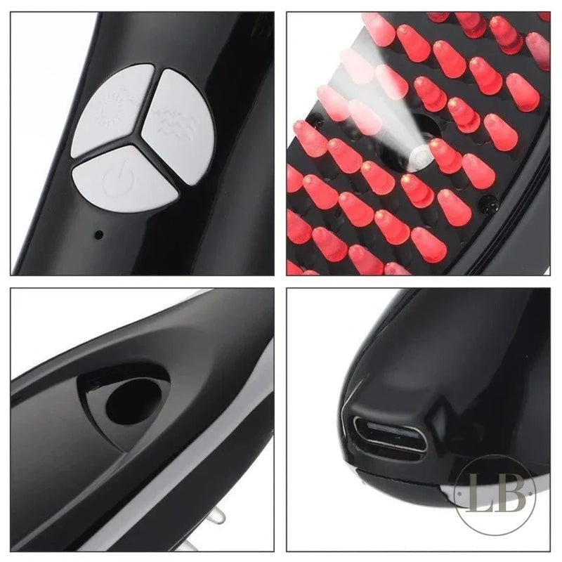 Kit Anti - Queda | Escova Therabrush & Óleo de Alecrim - LA BELAH