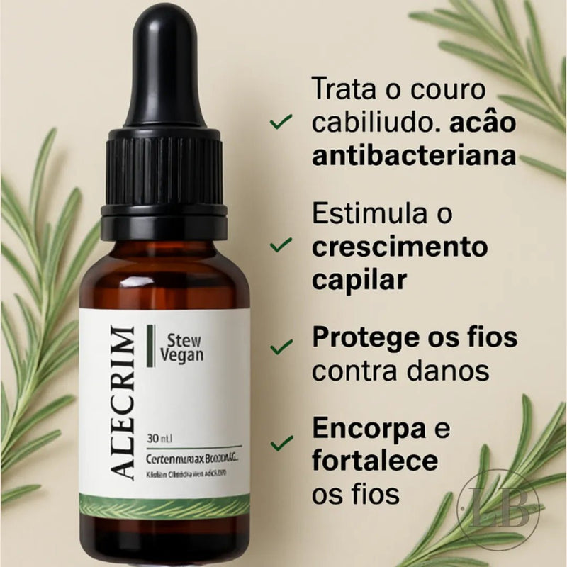 Kit Anti - Queda | Escova Therabrush & Óleo de Alecrim - LA BELAH