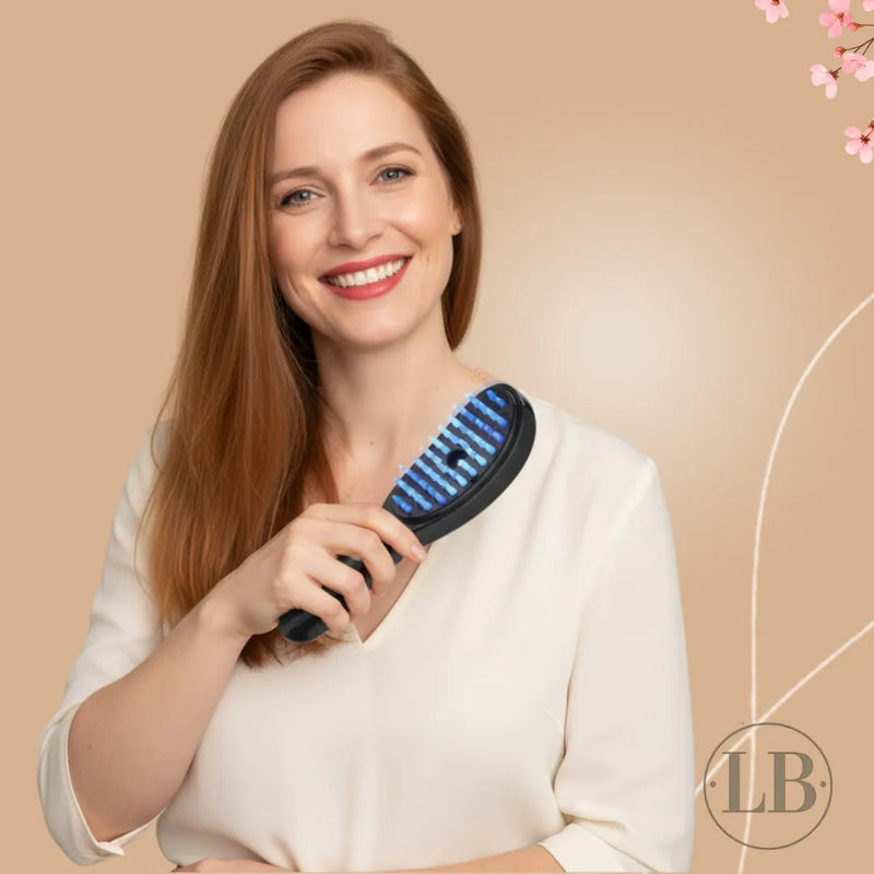 Kit Anti - Queda | Escova Therabrush & Óleo de Alecrim - LA BELAH