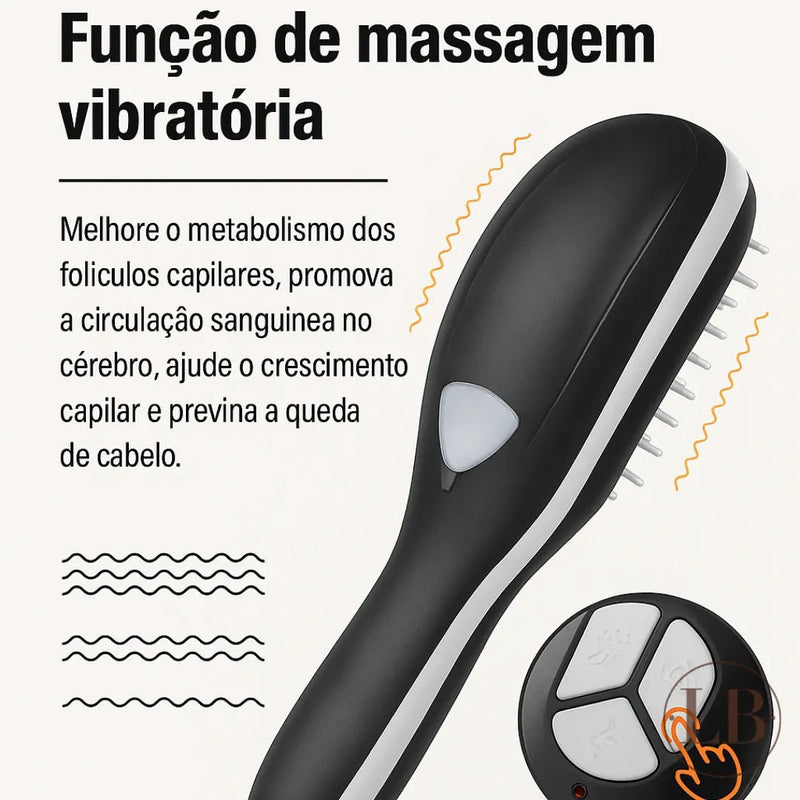 Kit Anti - Queda | Escova Therabrush & Óleo de Alecrim - LA BELAH