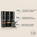 kit Fibra Capilar - Toppik Hair - Cobertura Instantânea - LA BELAH
