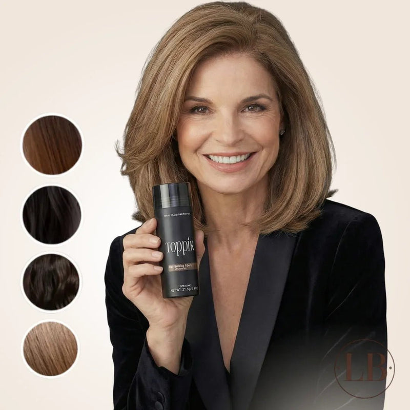 kit Fibra Capilar - Toppik Hair - Cobertura Instantânea - LA BELAH