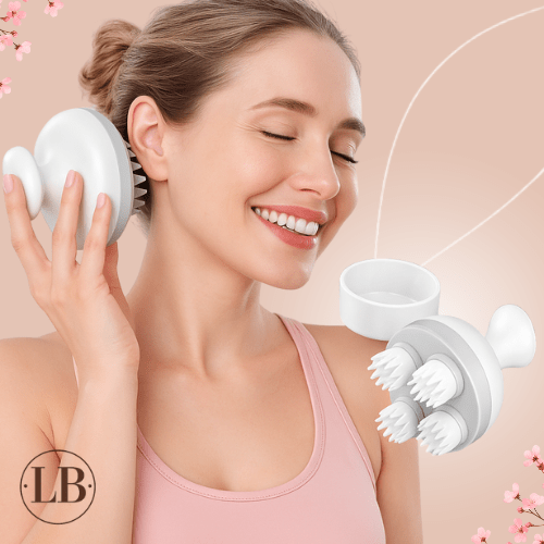 Massageador Elétrico com Haste para Cabeça e Corpo - LA BELAH