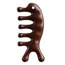 Pente De Massagem De Sândalo Dolphin Portátil - LA BELAH