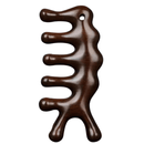 Pente De Massagem De Sândalo Dolphin Portátil - LA BELAH