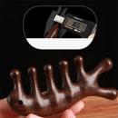 Pente De Massagem De Sândalo Dolphin Portátil - LA BELAH