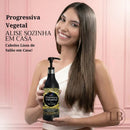 Progressiva Vegetal Sem Formol | Alise Sozinha | Até 10 Usos - LA BELAH
