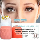Rolo de Gelo Facial em Silicone | Massagem, Lifting, Reutilizável, Melhora a Pele e Fecha Poros - LA BELAH