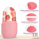 Rolo de Gelo Facial em Silicone | Massagem, Lifting, Reutilizável, Melhora a Pele e Fecha Poros - LA BELAH