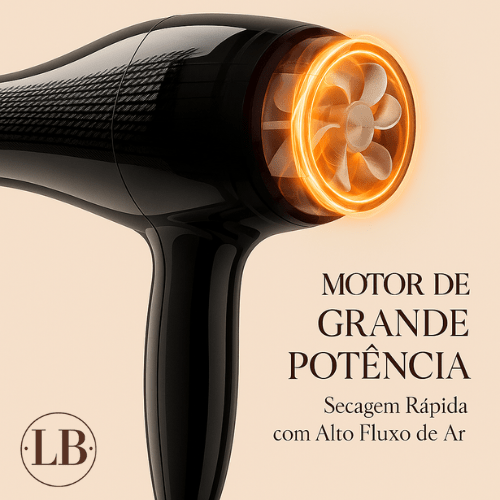 Secador de Cabelo Profissional Turbo - LA BELAH - LA BELAH